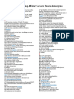 Differentiating Abbreviations From Acronyms: Muscle