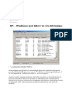 TP4 - 10 Techniques Pour Détecter Un Virus Informatique