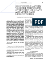 The Design of Coconut Maturity Prediction Device With Acoustic Frequency Detection Using Naive Bayes Method Based Microcontroller