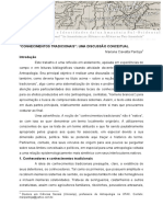 Conhecimentos Tradicionais Uma Discussao Conceitual