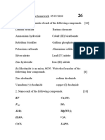 2020 Form 3.1 Formulae Homework