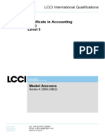 Accounting IAS Model Answers Series 4 2009