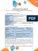 Guía de Actividades y Rúbrica de Evaluación - Fase 4 - Estudio de Caso