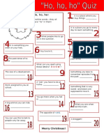 The Ho Ho Ho Quiz