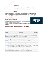 Premature Atrial Complexes: Feature Description Duration