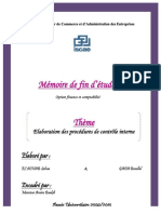 (PDF) 115766657 Elaboration Des Procedures de Controle Interne - Compress PDF