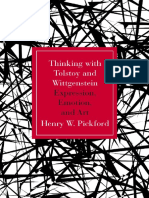 Henry W. Pickford - Thinking With Tolstoy and Wittgenstein - Expression, Emotion, and Art-Northwestern University Press (2015)