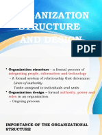 Org Structure and Design