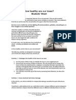 SAPS - How Healthy Are Your Trees - Student Notes