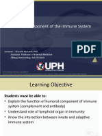 Humoral Component of The Immune System