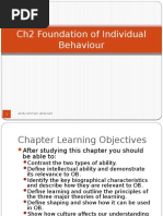 ch2.1 Foundation of Individual Behaviour