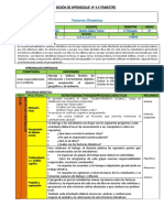 Sesión de Aprendizaje 2