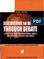 Discovering The World Through Debate