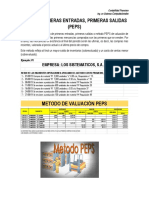 Ejemplos Metodo de Valuacion de Inventarios