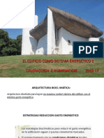 Tema 1. Arquitectura Bioclimatica. Calefaccion e Iluminacion. 2015-16