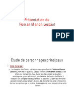 Présentation Du Roman Manon Lescaut