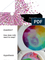 Scince Milk Experment Powerpoint