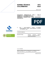 NTC 6024 - Etiquetas Ambientales