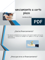 Financiamiento A Corto Plazo