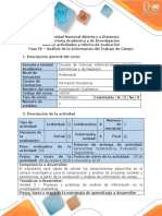 Guia de Actividades y Rubrica de Evaluacion - Fase 4 Sistematización de Datos