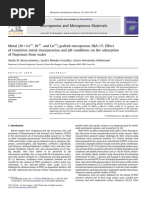 Microporous and Mesoporous Materials: Sindia M. Rivera-Jiménez, Sandra Méndez-González, Arturo Hernández-Maldonado