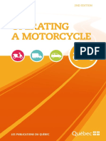 Operating A Motorcycle