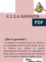 4.1.3.4 Garantía