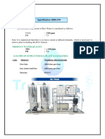 Specification 2000 LPH: Design Basis