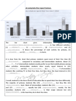 Bar Chart How Students Spend Their Time Practice - Answers