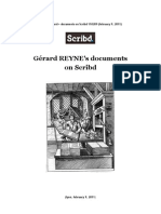 # REYNE, Gérard - Hypertext Catalog of Documents & Collections On Scribd. 110209 (February 9, 2011)