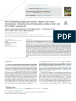 Active Intelligent Packaging Film Based On Ethylene Vinyl Acetate