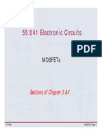 55:041 Electronic Circuits: Sections of Chapter 3 &4