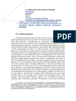 Chapter 2: Articulatory, Auditory and Acoustic Phonetics. Phonology