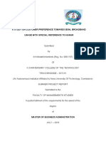 A Study On Customer Preference Towards BSNL Broadband Usage With Special Reference To Karur