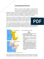 As Áreas Metropolitanas de Lisboa e Porto