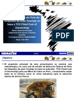 Selección Óptima de Flota de Volquetes de Gran Tonelaje en Base A TCO (Total Cost of Ownership) - Néstor Espinoza - Komatsu Final V1