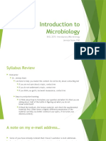 BIOL 2070 - Lecture 1 Intro To Microbiology