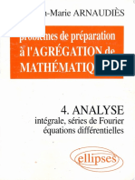 Arnaudies, Jean-Marie Analyse Intégrale, Séries de Fourier, Équations Différentielles PDF