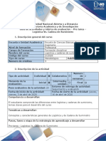 Guía de Actividades y Rúbrica de Evaluación - Pre Tarea - Logística vs. Cadena de Suministro PDF