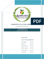 Marketing Plan For Ambrosia