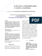 Informe Propiedades Fisicas de La Materia. Punto de Ebullición de La Urea