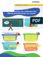 s6 2 Sec Evidenciamos Los Valores Del Peru Planificando Un Mural PDF