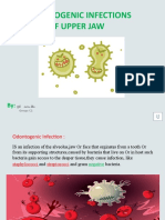 Odontogenic Infections Of Upper Jaw: حلا ــف دمحم ةـشـئاع Group: C2