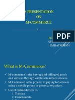 M-Commerce PPT Isb