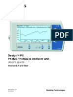 Desigo PX PXM20 / PXM20-E Operator Unit: User's Guide