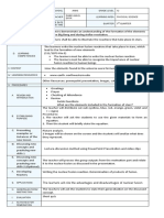 Daily Lesson Plan: The Learners Will Cite The Advantages and Disadvantages of Nuclear Fusion