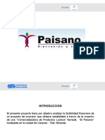 Presentacion Proyecto El Paisano