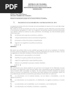 Examenicfes C.e.politica Grado 10°