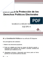 Juicio para La Protección de Los Derechos Políticos Electorales