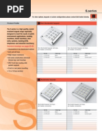 S.series: For Other Options, Keypads or Custom Configurations Please Contact EAO Switch Directly